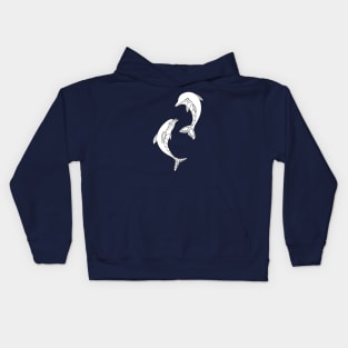 Couple of Dolphins Kids Hoodie